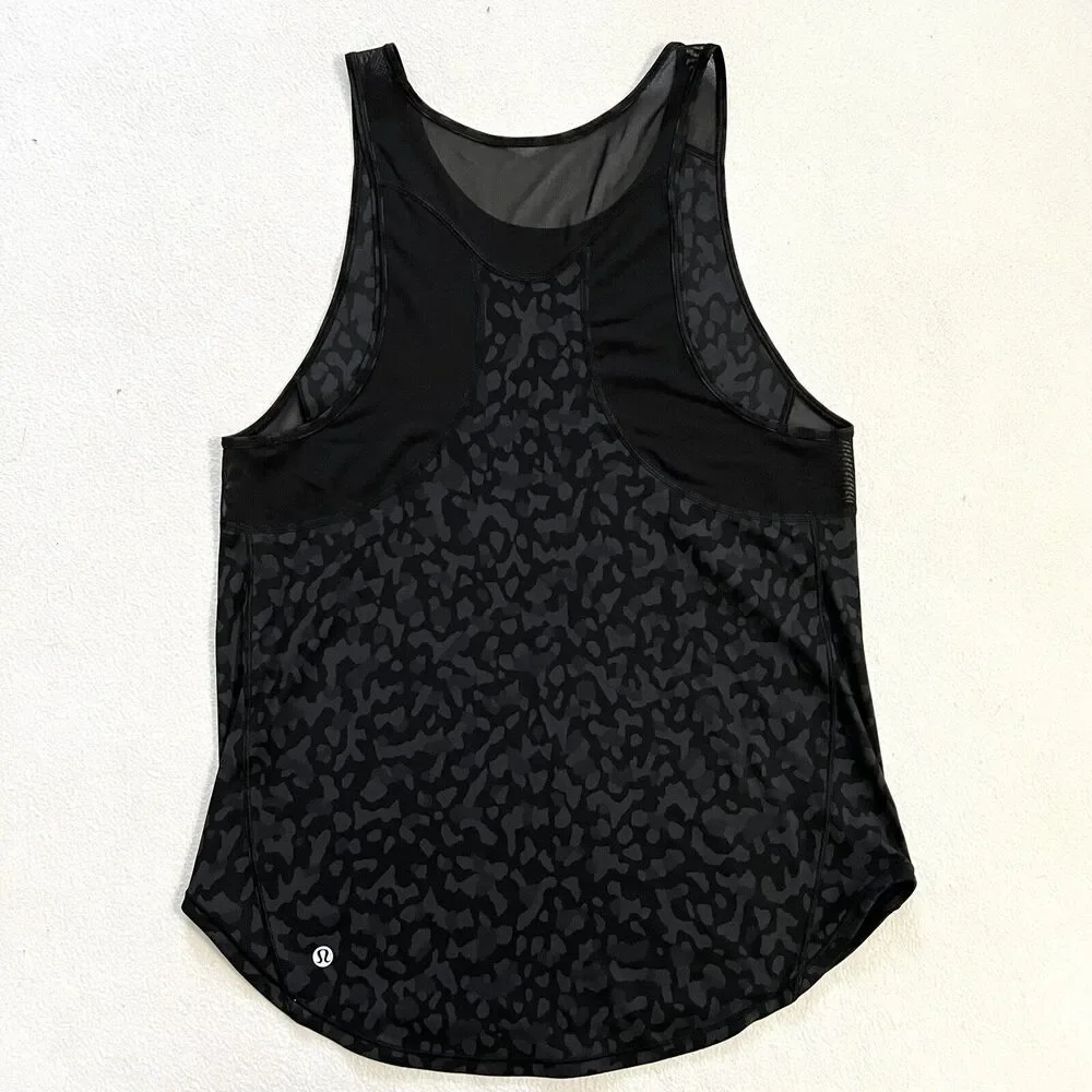 Lululemon Sculpt Tank II Formation Camo Deep Coal Multi Black Sleeveless Top 6